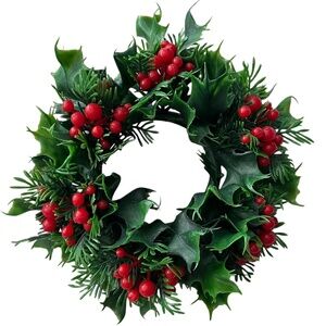 Christmas Hollyberry Candle Ring
